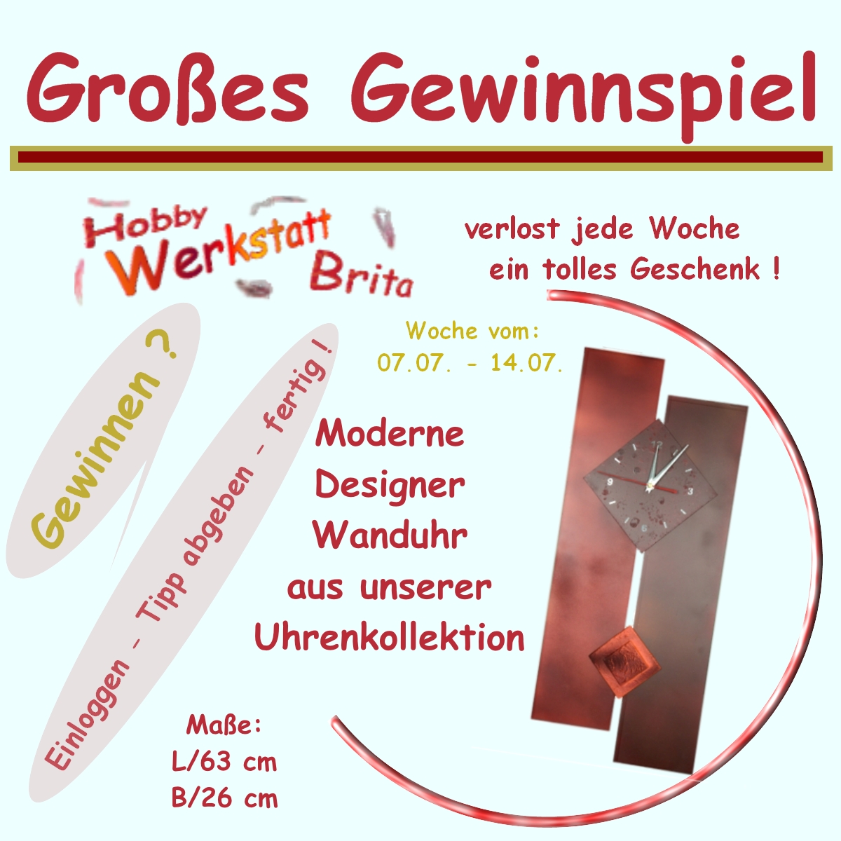 Gewinnspiel gro&szlig;