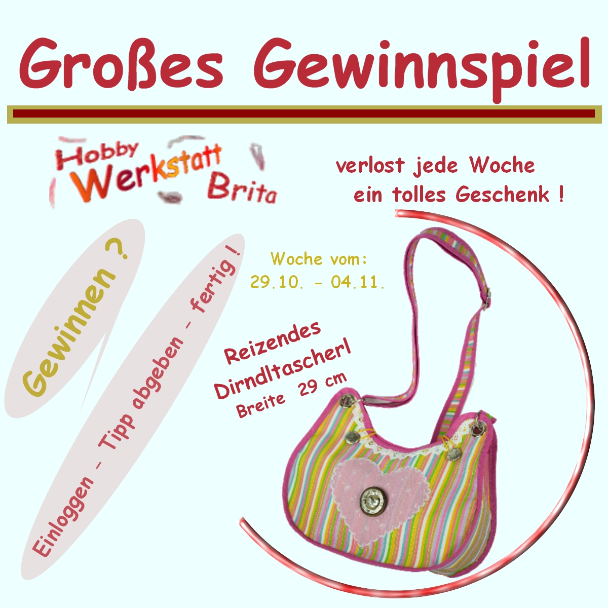 Gewinnspiel groß